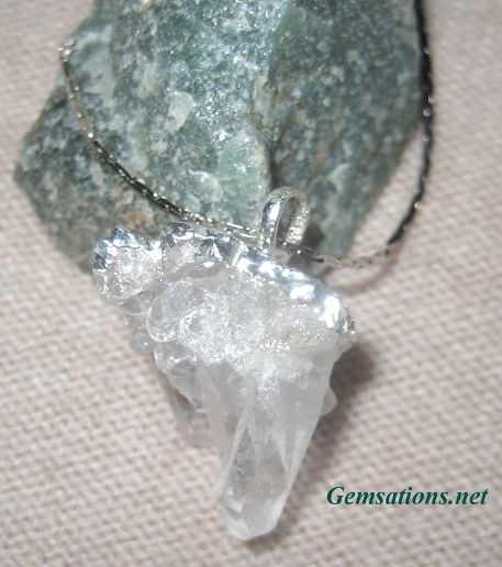 Natural Quartz Crystals Necklace